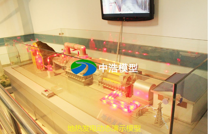 地熱能發電動態演示模型