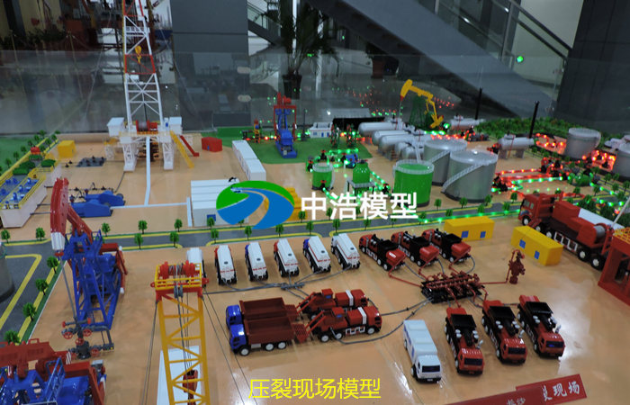 壓裂現場模型