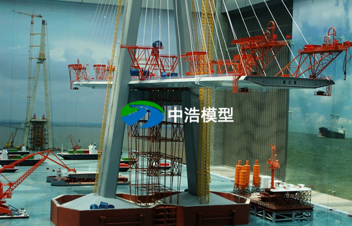 斜拉橋塔結構模型